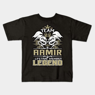 Aamir Name T Shirt -  Team Aamir Lifetime Member Legend Name Gift Item Tee Kids T-Shirt